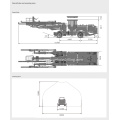 179KW Diesel Engine 3-boom Rock Tunneling Rig